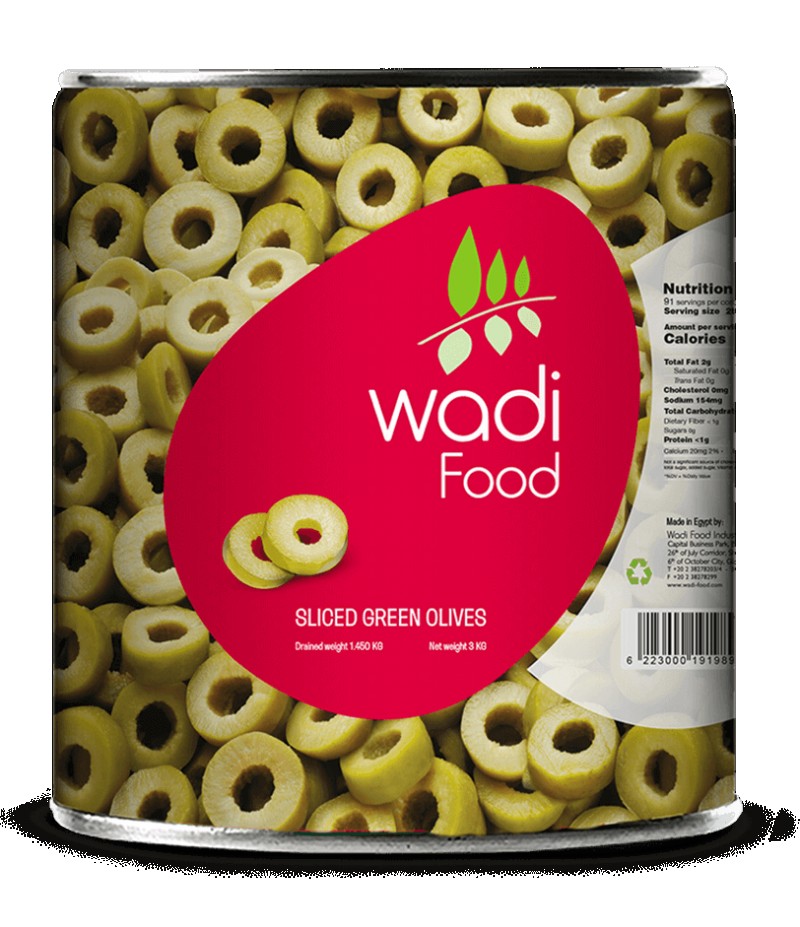 Sliced Green Olives